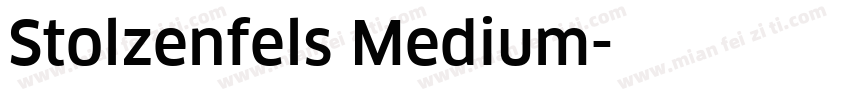 Stolzenfels Medium字体转换